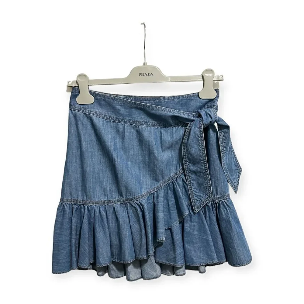 Veronica‎ beard Memphis Denim skirt, Size 0, NWT